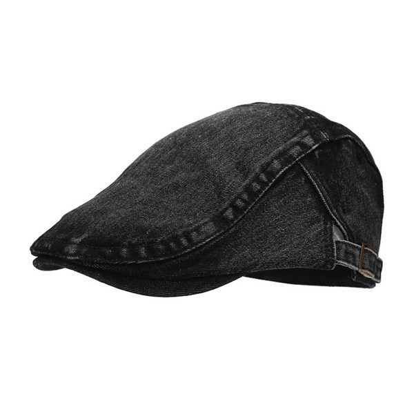 Cotton Simple denim peaked cap - Image 4