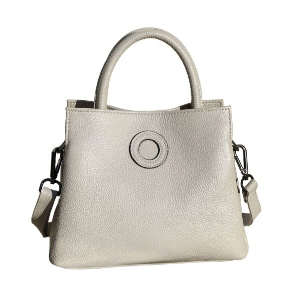 Genuine Leather large capacity stylish Bucket tote bag - Image 3