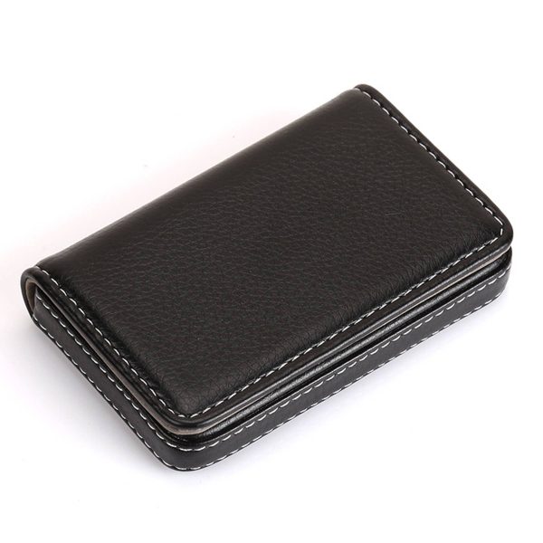 PU leather magnetic business card bag wallet - Image 5