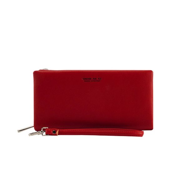PU Leather Pocket Wallet For Women