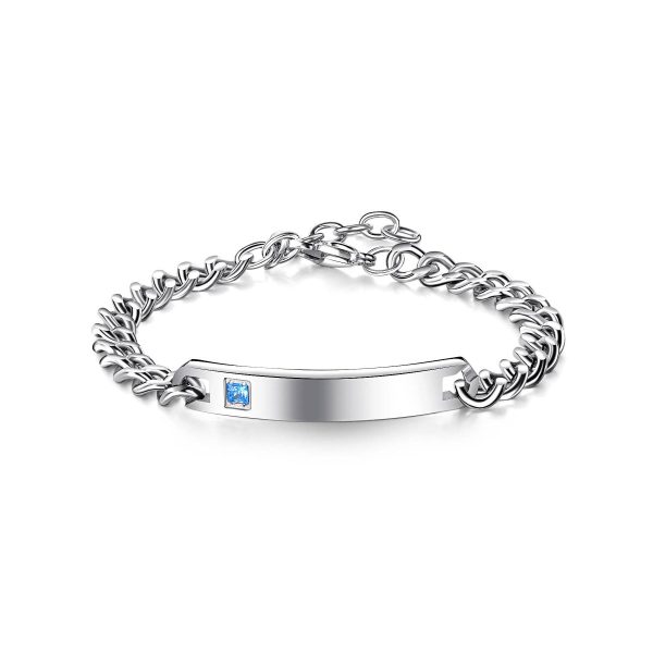 Titanium steel couple bracelet - Image 4