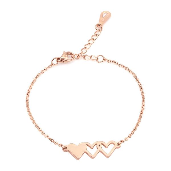 Retro Titanium Steel Love Bracelet - Image 3