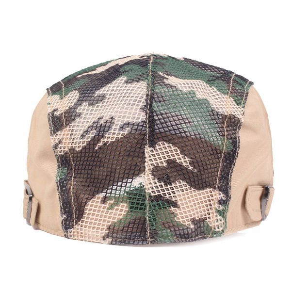 Camouflage Newsboy Flat Cap - Image 5