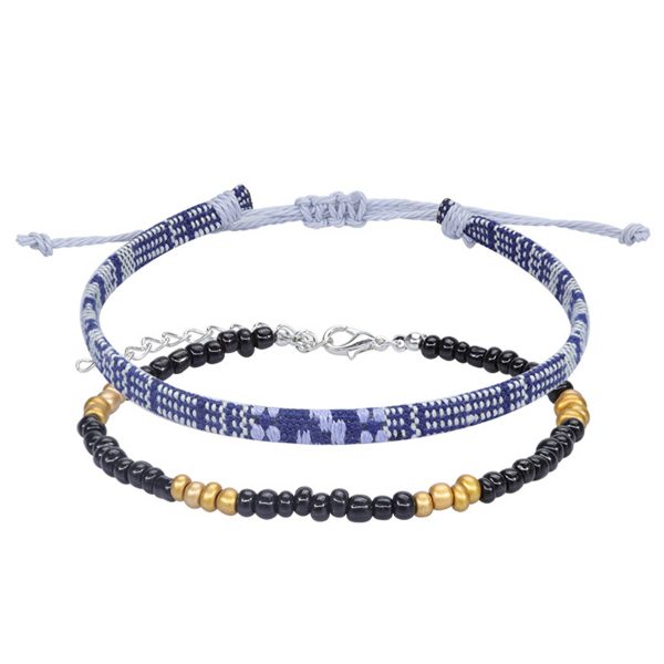 Oxford Woven Adjustable Bracelet - Image 3