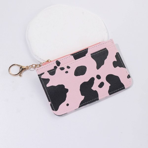 Pu Leather Cow Print Wallet - Image 2