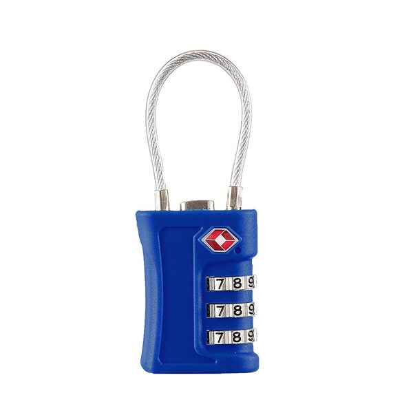 Tsa-Certified Steel Cable Combination Lock - Image 6