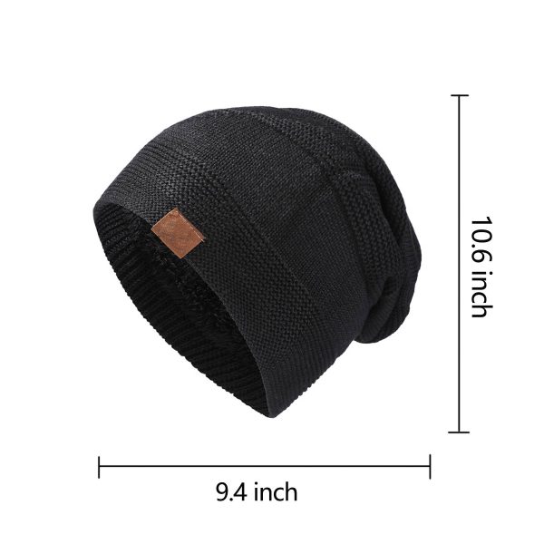 Solid Color Beanie Winter Warm Knitted Hat - Image 8