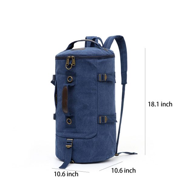 Retro canvas backpack - Image 6