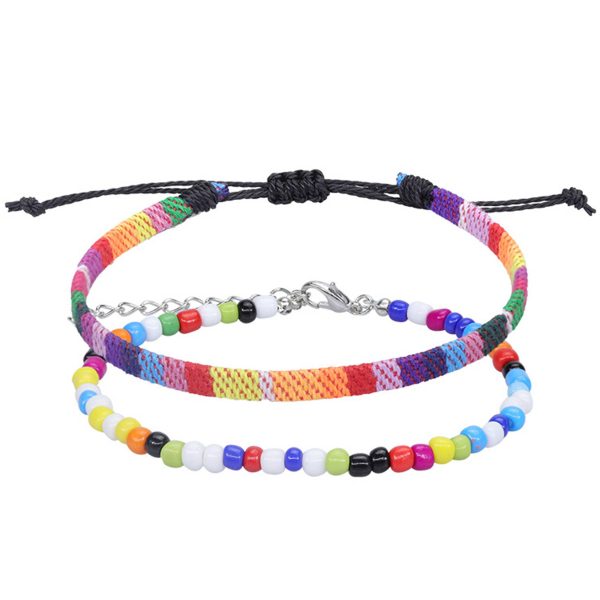 Oxford Woven Adjustable Bracelet - Image 2