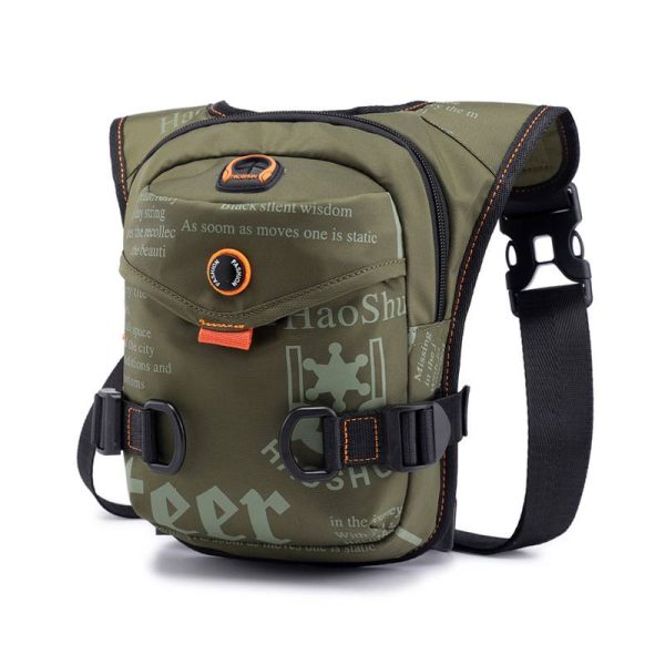 Nylon Outdoor Tactical Waist Bag With Earphone Hole - Image 3