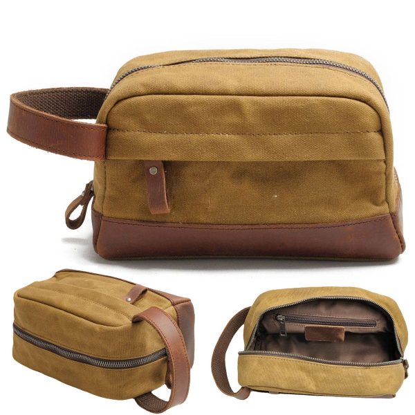 Canvas Travel Water-resistant Toilet Bag - Image 6