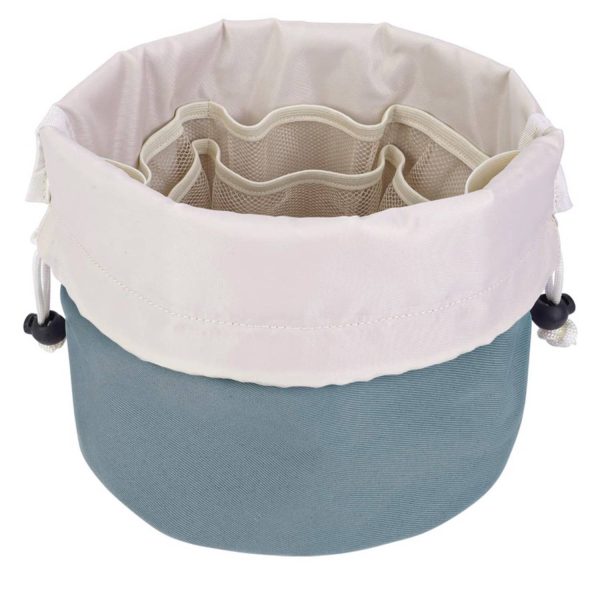 Barrel Drawstring Makeup Travel Bag - Image 3