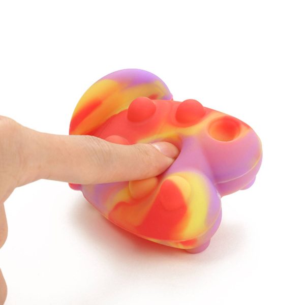 Glowing Silicone Big Eyes Astronaut Fidget Toy - Image 4