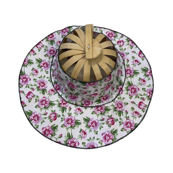 2 in 1 Portable Foldable Bamboo Fan Hat for Summer - Image 3
