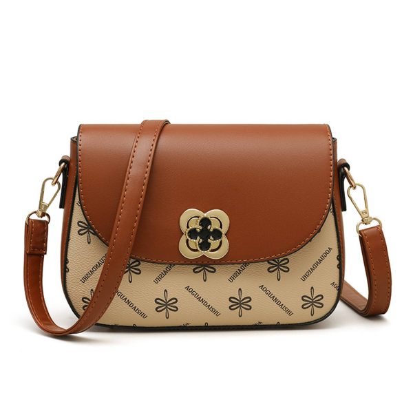 Pu Leather mini waterproof printed mobile Cross-body Bag - Image 3