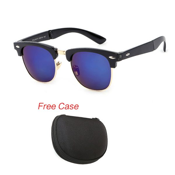 Foldable Fashion Retro Sunglasses - Image 2