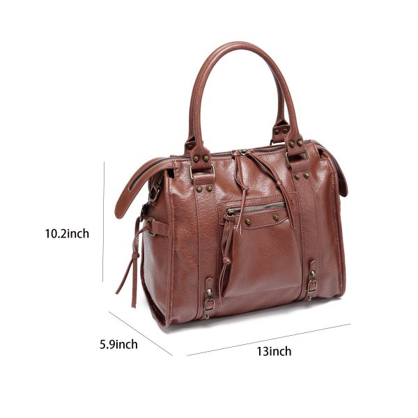 Large Hobo Soft Faux PU Leather Tote bag - Image 5