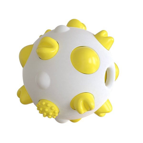 Rubber Spherical Chewing Resistant Dog Molar Stick Toy - Image 2