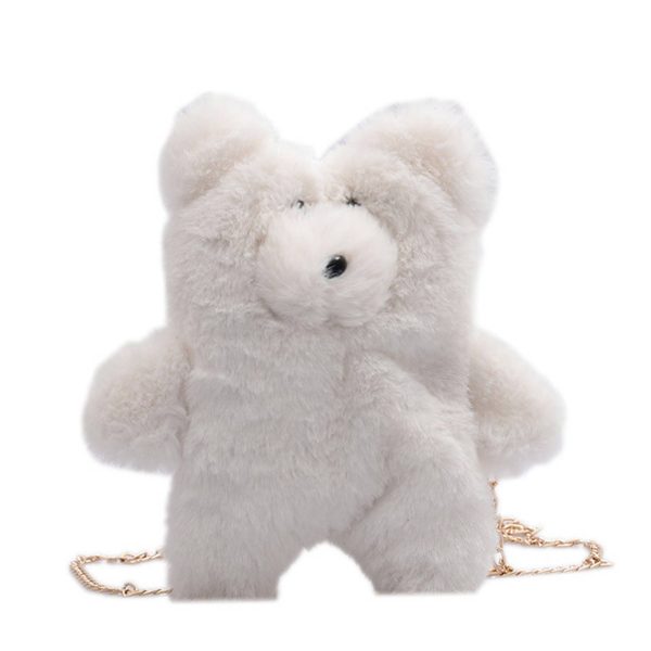 Large capacity bear shoulder crossbody bag