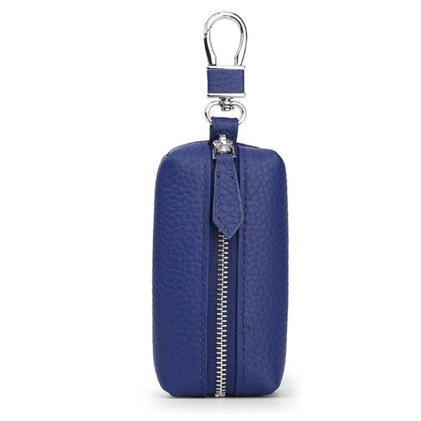 Genuine Leather Car Key Holder with Clip - Image 4