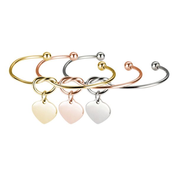 Stainless steel wrapped bracelet