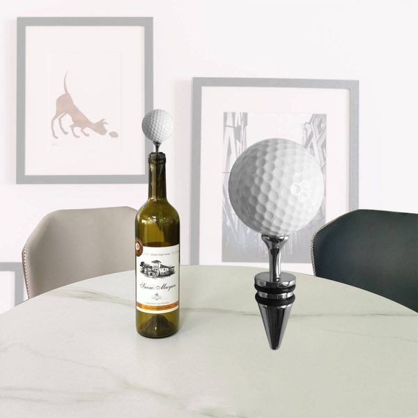 Golf Shaped Wine Corkscrew Stopper Beer Bottle Opener Set - Image 4