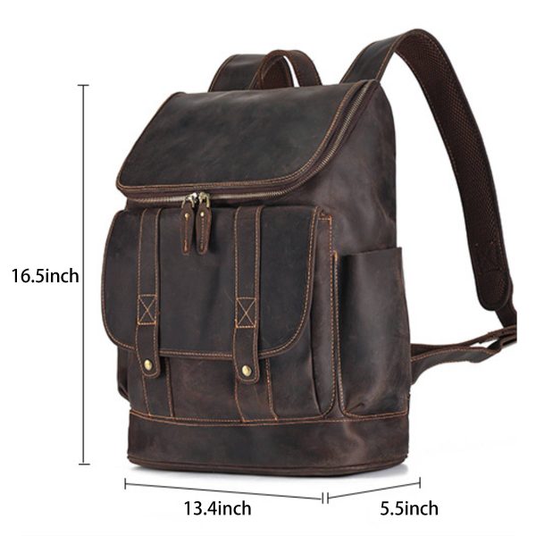 Leather Backpack for Men - Image 5