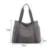Canvas Multi-pocket Tote bags for women - Image 7