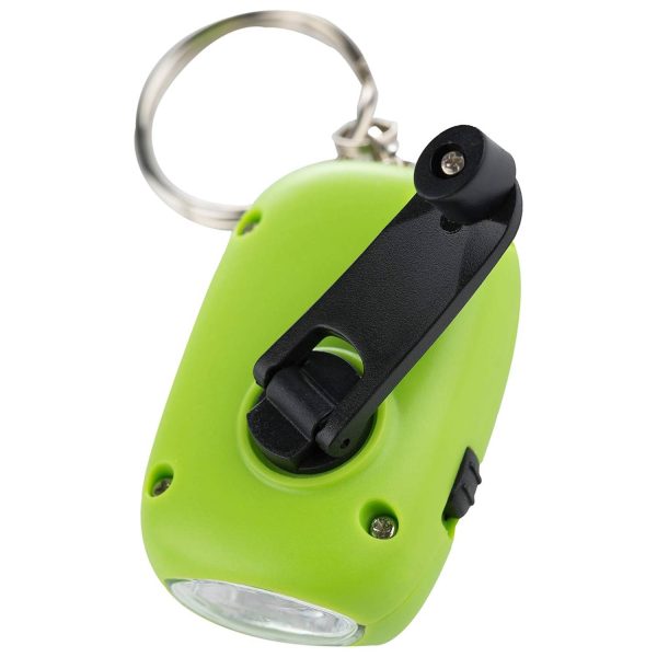 Mini Solar Hand-Crank LED Flashlight for Emergency Use - Image 2