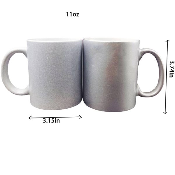 11oz Metallic Ceramic Mug - Image 3