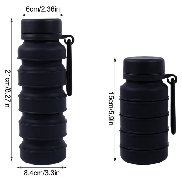 17Oz Foldable Travel Water Bottle - Image 5