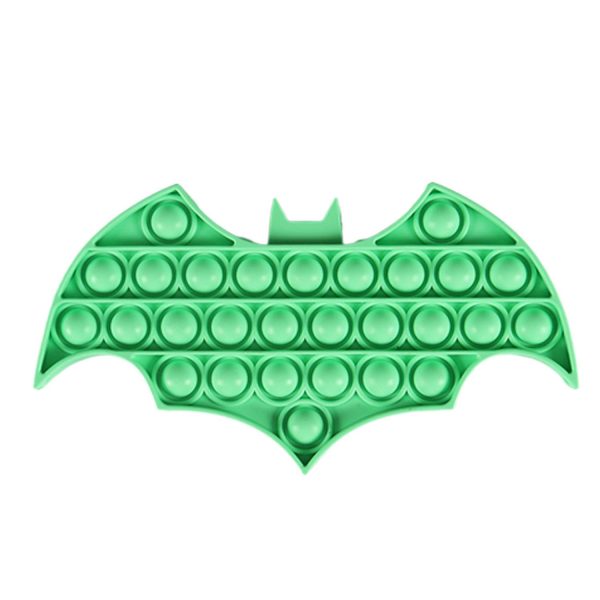 Halloween Colorful Bat Shaped Push Pop Bubble Ball Toy - Image 6