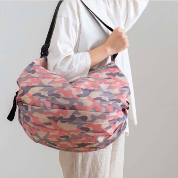 One-Shoulder Reusable Folding Grocery Bags for Shopping - Image 10
