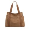 Canvas Multi-pocket Tote bags for women - Image 3