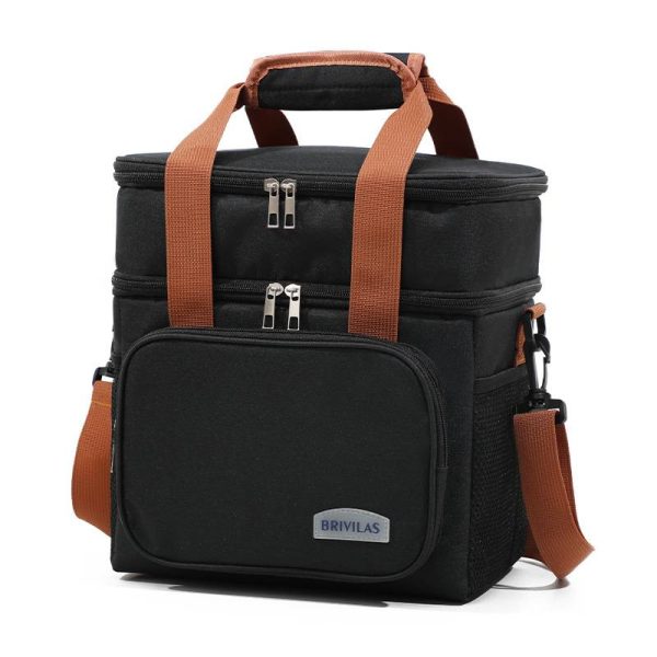 Oxford Double-layer thermal cross-body Insulated lunch bag - Image 3
