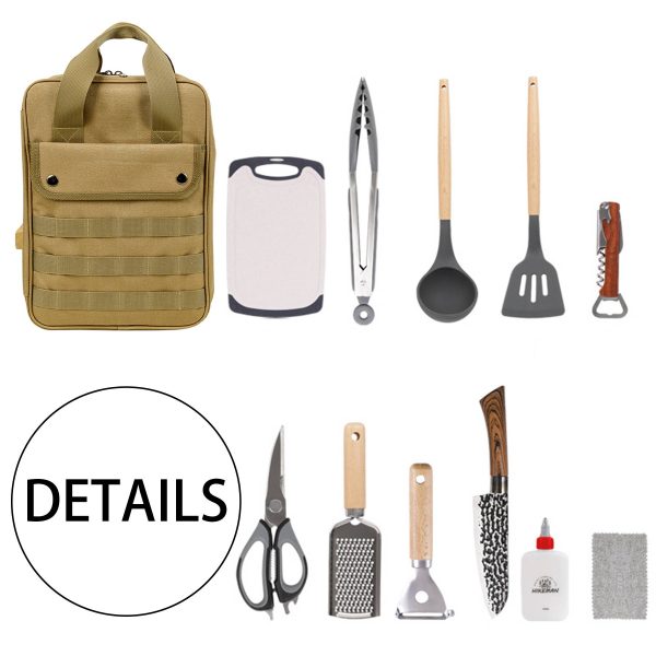 Oxford Camping portable kitchenware combination storage bag - Image 4