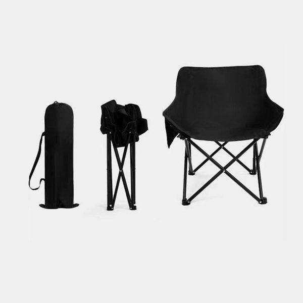 Outdoor Circular Oxford Fabric Foldable Chair - Image 3