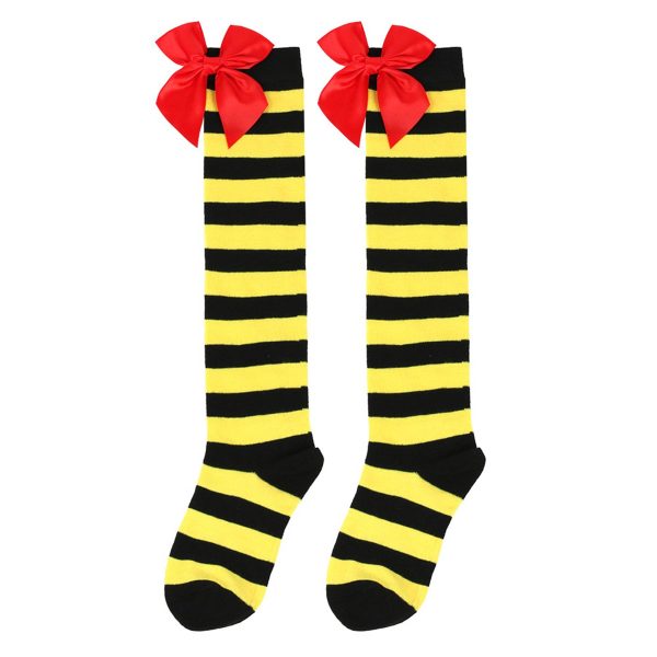 Bow Christmas Knee High Socks For Women - Image 4