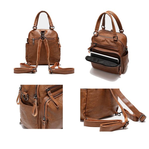 PU Leather Backpack for women - Image 3
