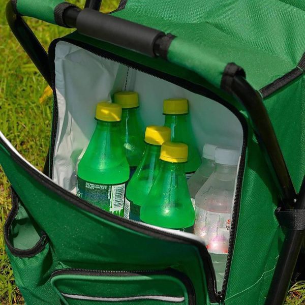 Folding Stools with Portable Backpack Chair Picnic Bag - Image 4