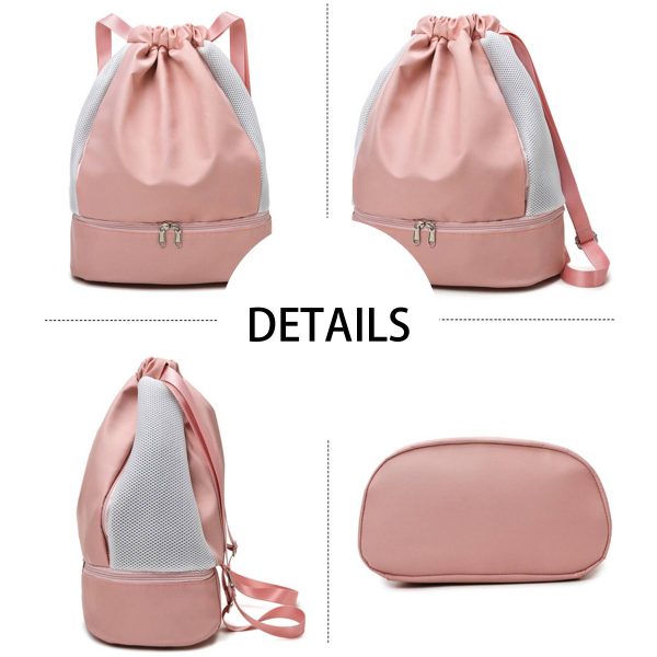 Oxford Lightweight storage for travel drawstring backpacks - Image 4