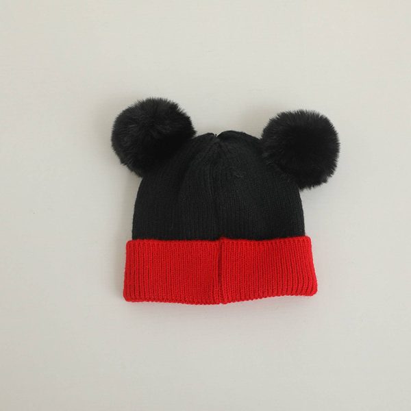 Double ball wool cap beanie for children - Image 5