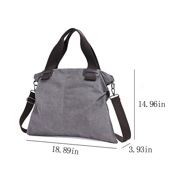 Women'S Canvas Shoulder Bag - Image 4