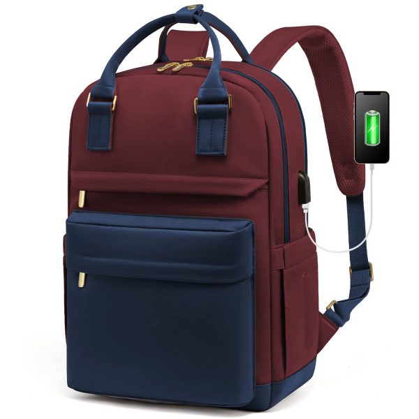 Nylon Business Travel Computer Backpack - Image 7