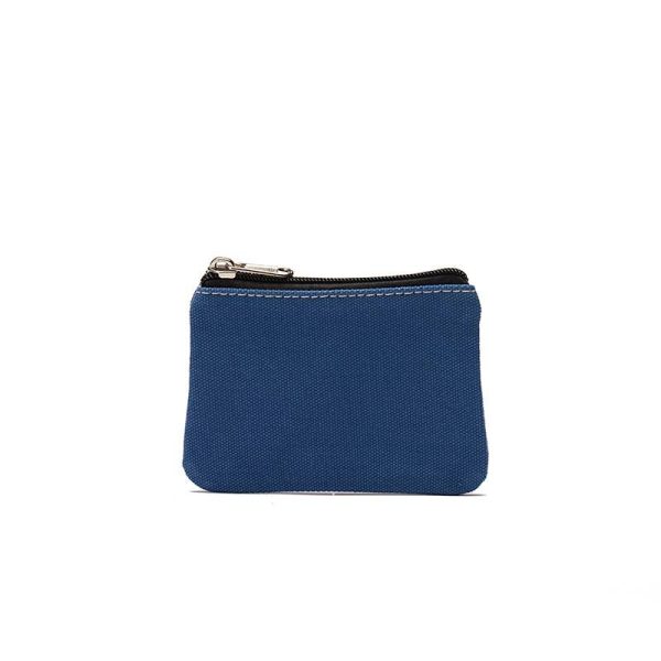 Cotton Canvas Coin Bag Wallet - Image 2
