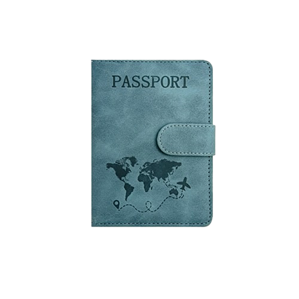 Rfid Anti-Theft Pu Leather Stylish Travel Passport Holder - Image 4