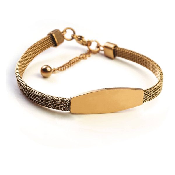 Engraved stainless steel bracelet - Image 4