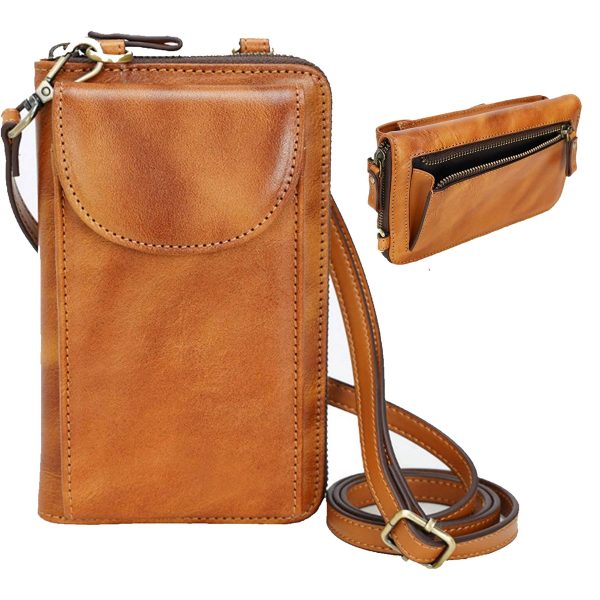 PU buckle zipper multifunctional shoulder bag - Image 5