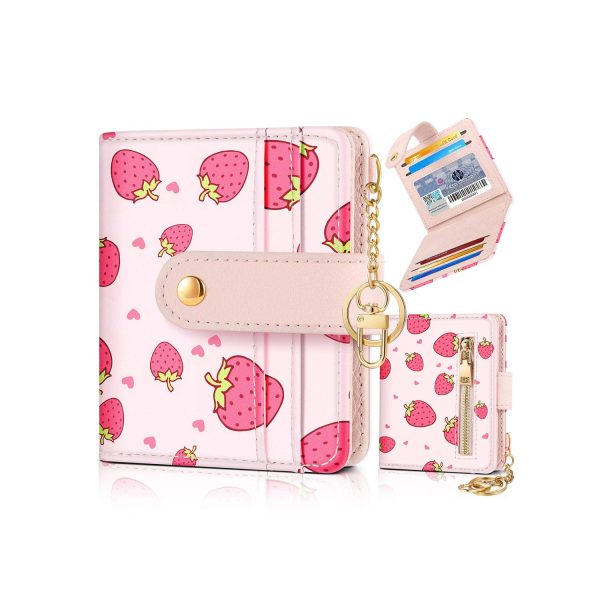 Women Portable Durable Thin Cute RFID Leather Wallet - Image 3