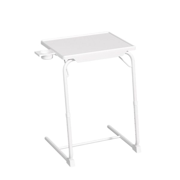 Portable Adjustable Folding Table w/ Non-Slip Base